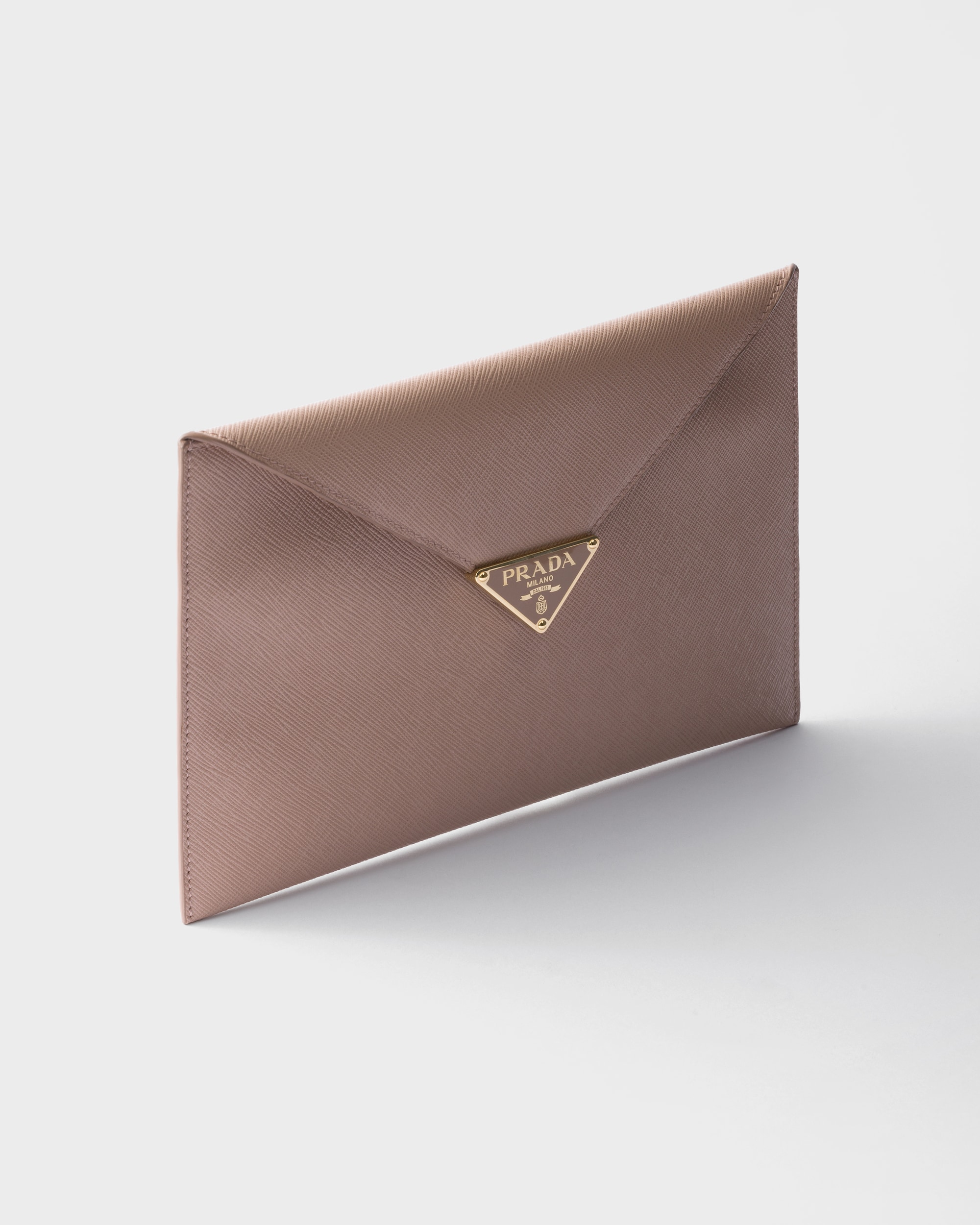 Prada Saffiano leather envelope clutch - Image 4